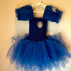 Girls Police Officer Costume 4T